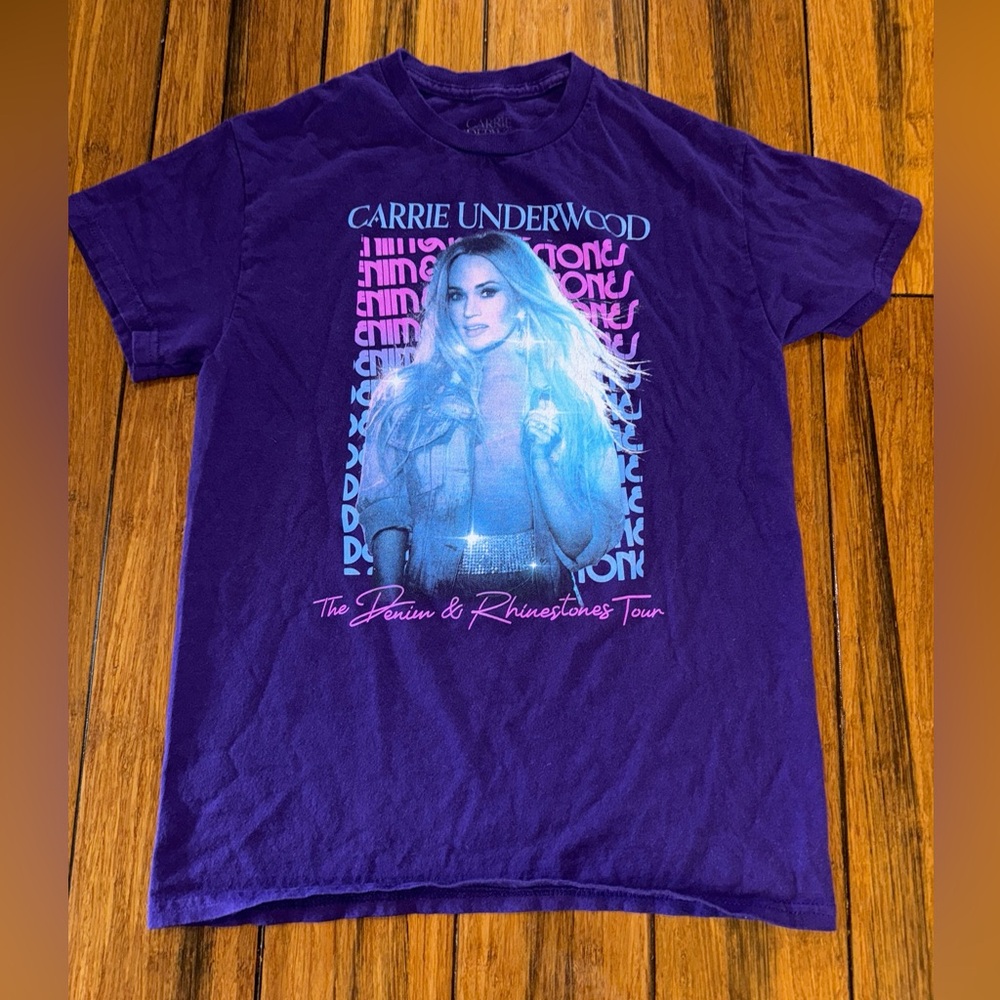 Carrie Underwood Denim and Rhinestones Tour 2022 T-Shirt, Carrie Underwood Small